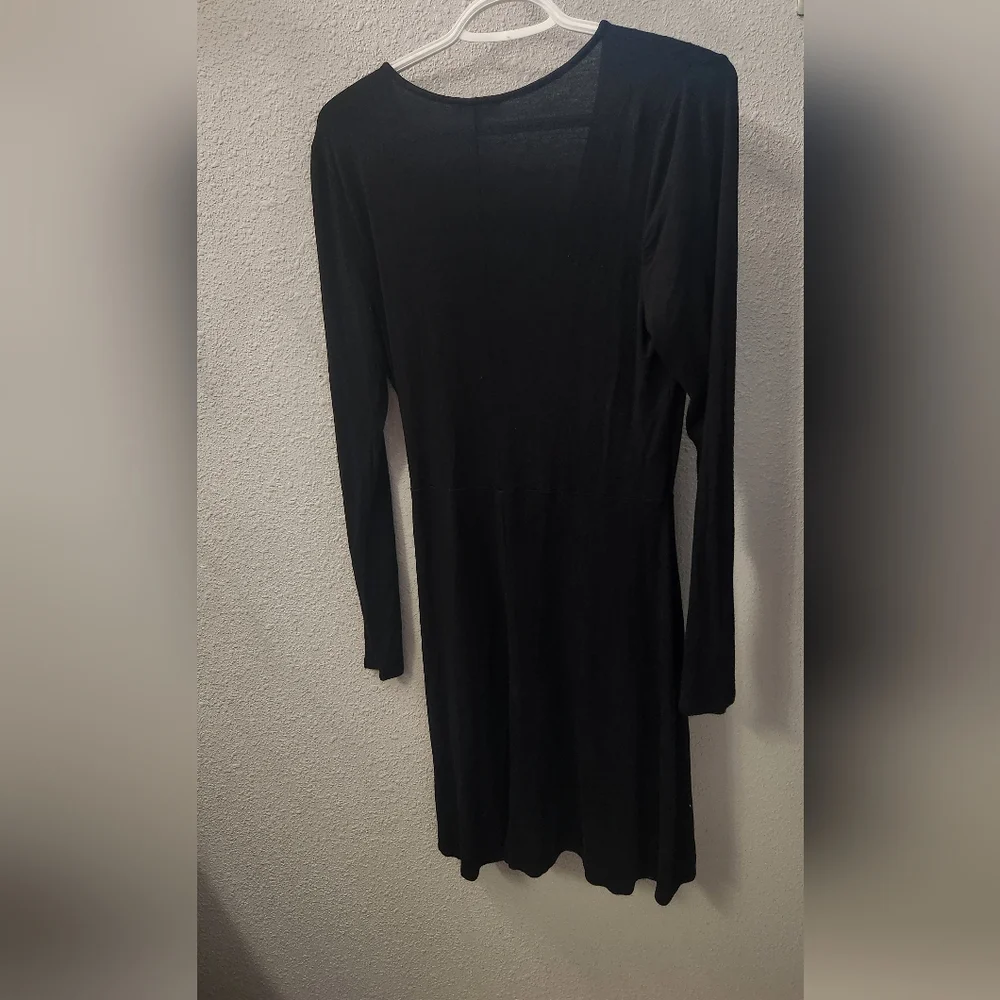 Express Black Long Sleeve Dress